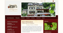 Desktop Screenshot of muehlenschenke.de